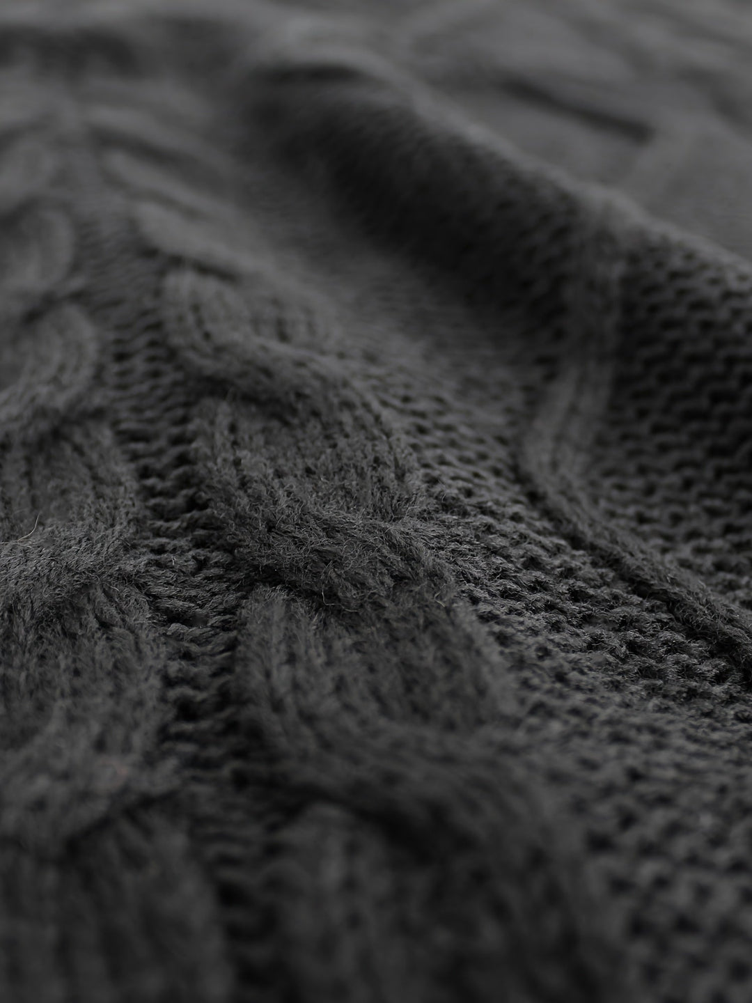 Ladies Cozy Cable-Knit V-Neck Sweater Vest