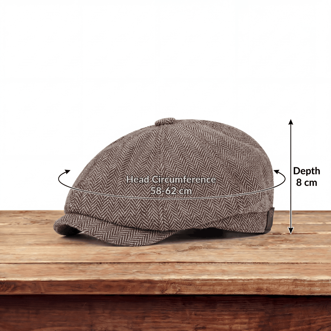 Herringbone Everyday Cap, Vintage Fit