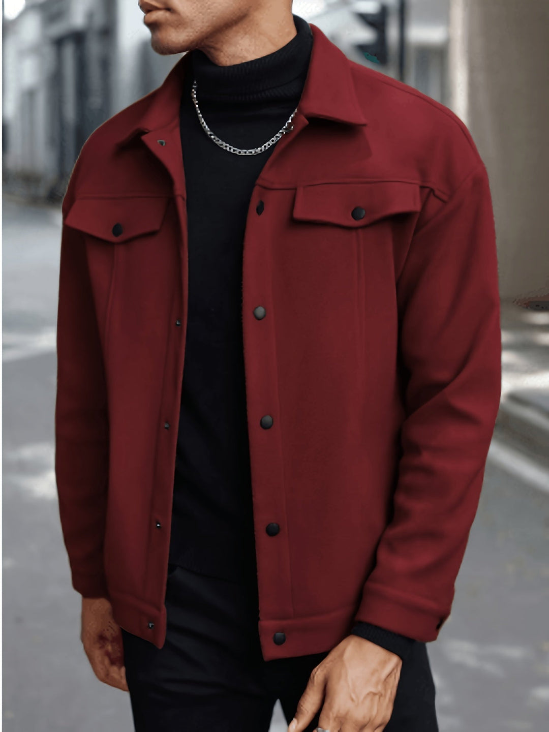 Utility Jacket for Men, Refined Style