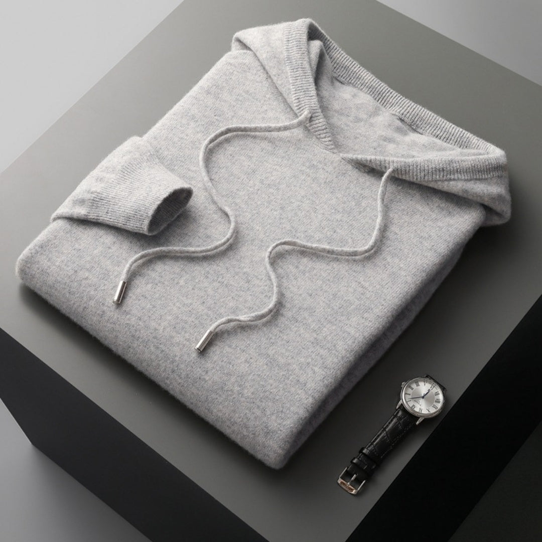 Soft-Knit Hoodie for Men, Plus Size