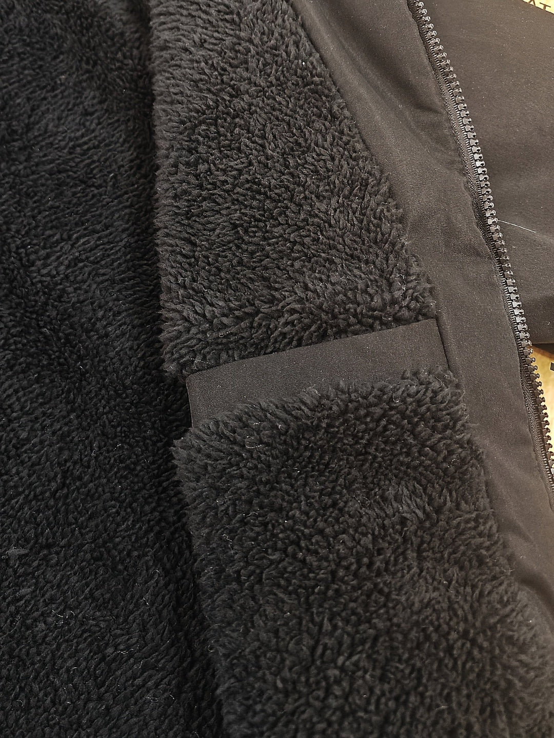 Hooded Mid-Length Parka Jacket for Men, Plus Size