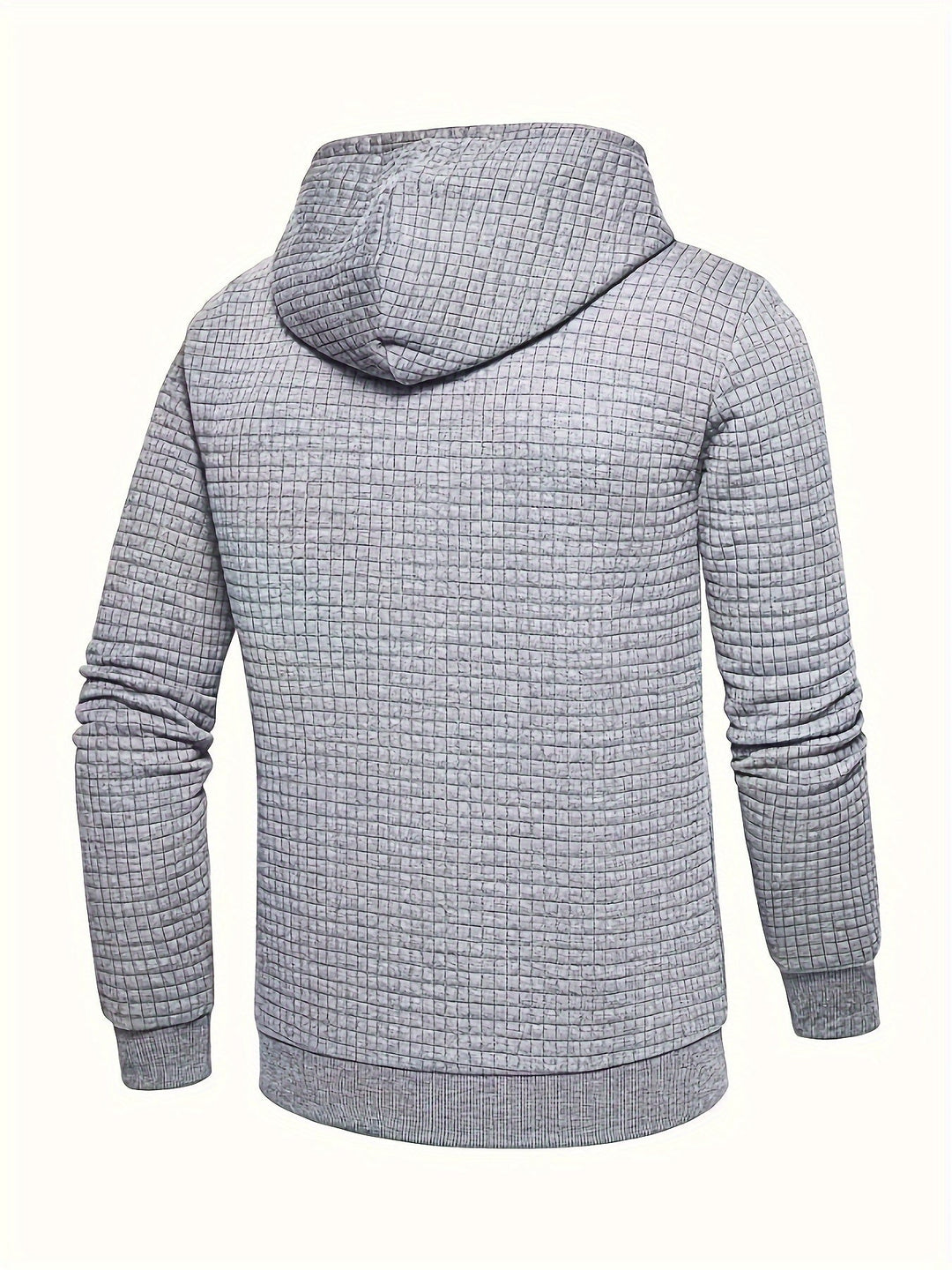 Textured Hooded Pullover Hoodie for Men