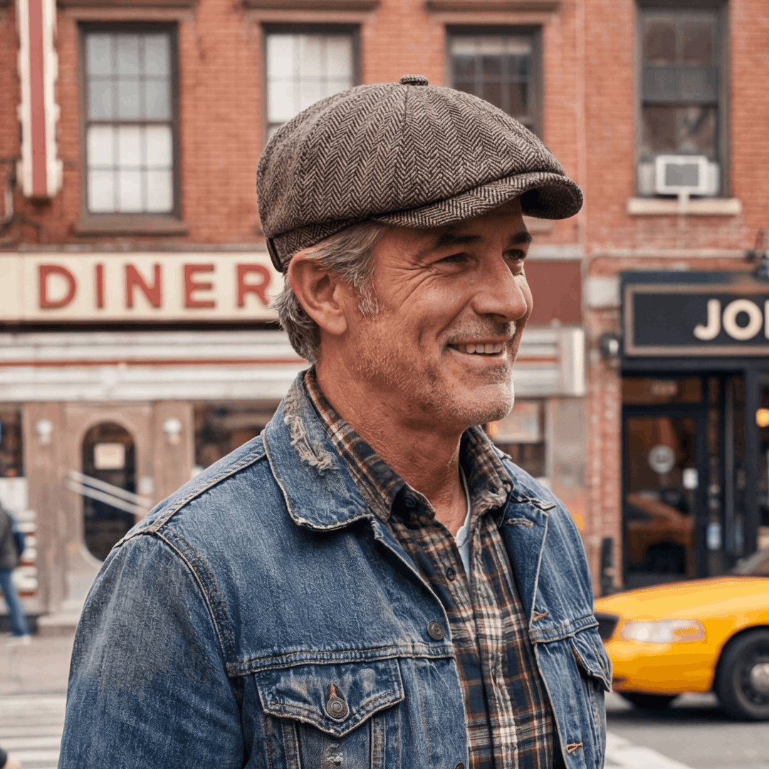 Herringbone Everyday Cap, Vintage Fit