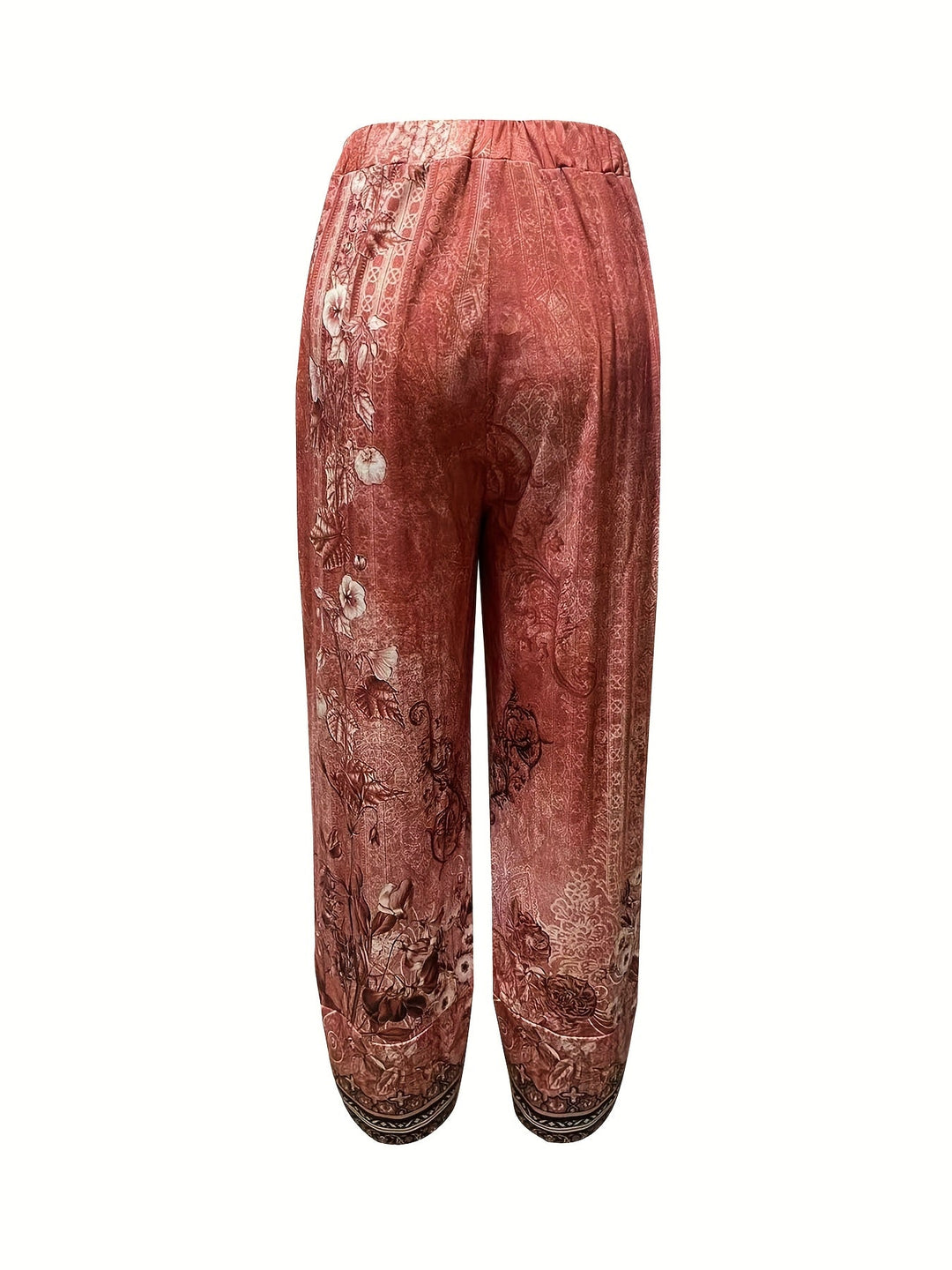 Botanical Cropped Pants for Women