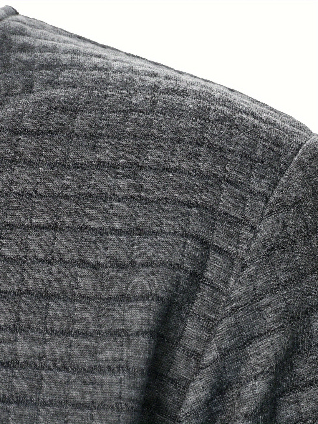 Textured Zip-Up Bomber Jacket for Men, Plus Size