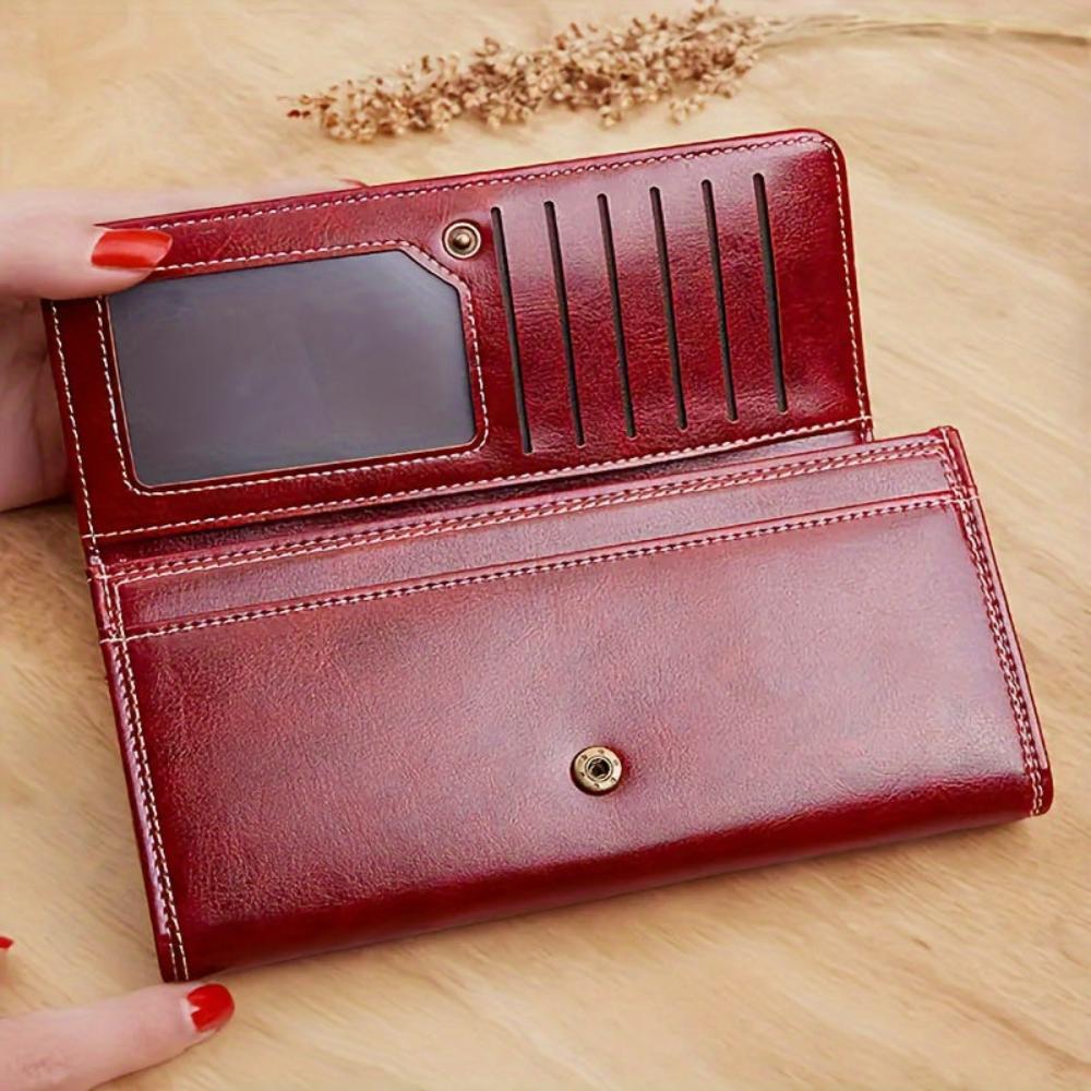 Lux Long Wallet, Elegant Fit