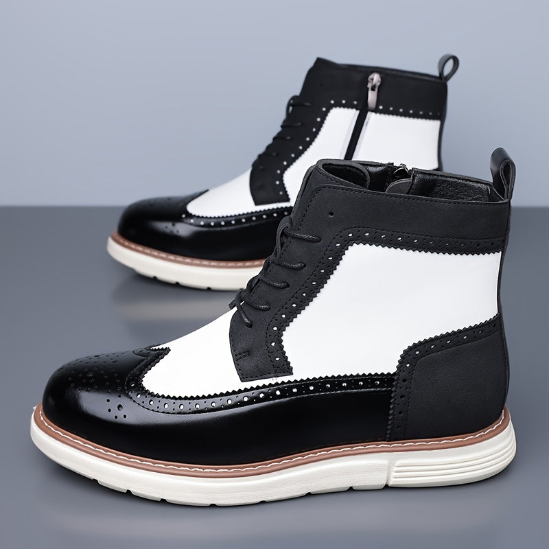 Wingtip Ankle Boots, Men's Refined Fit