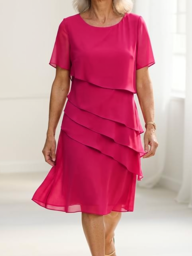 Comfort Ruffle Dress, Women's Casual Fit