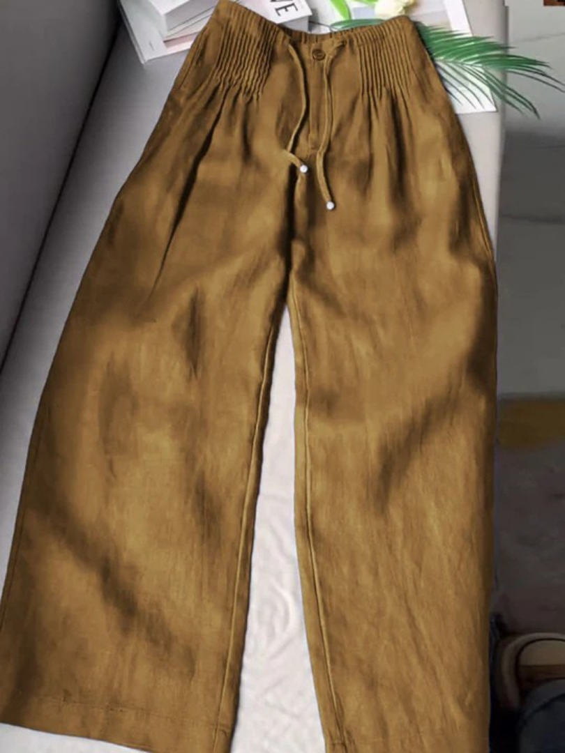 Ladies Elegant Wide Leg Lace Pants