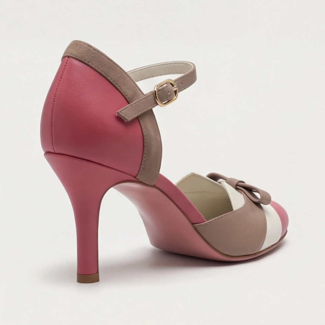 Color Block Heels, Women's Comfortable Fit