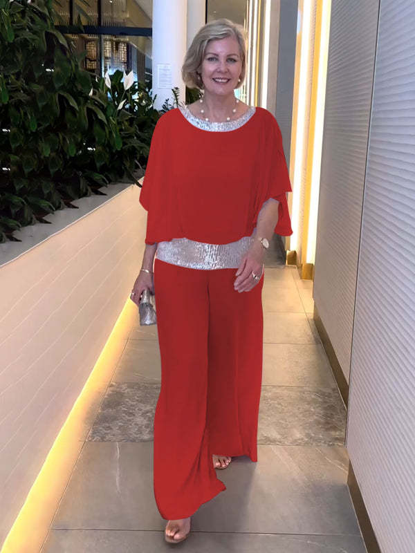 Classy Elegant Wide Sleeve Set for Women