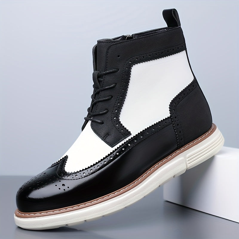 Wingtip Ankle Boots, Men's Refined Fit