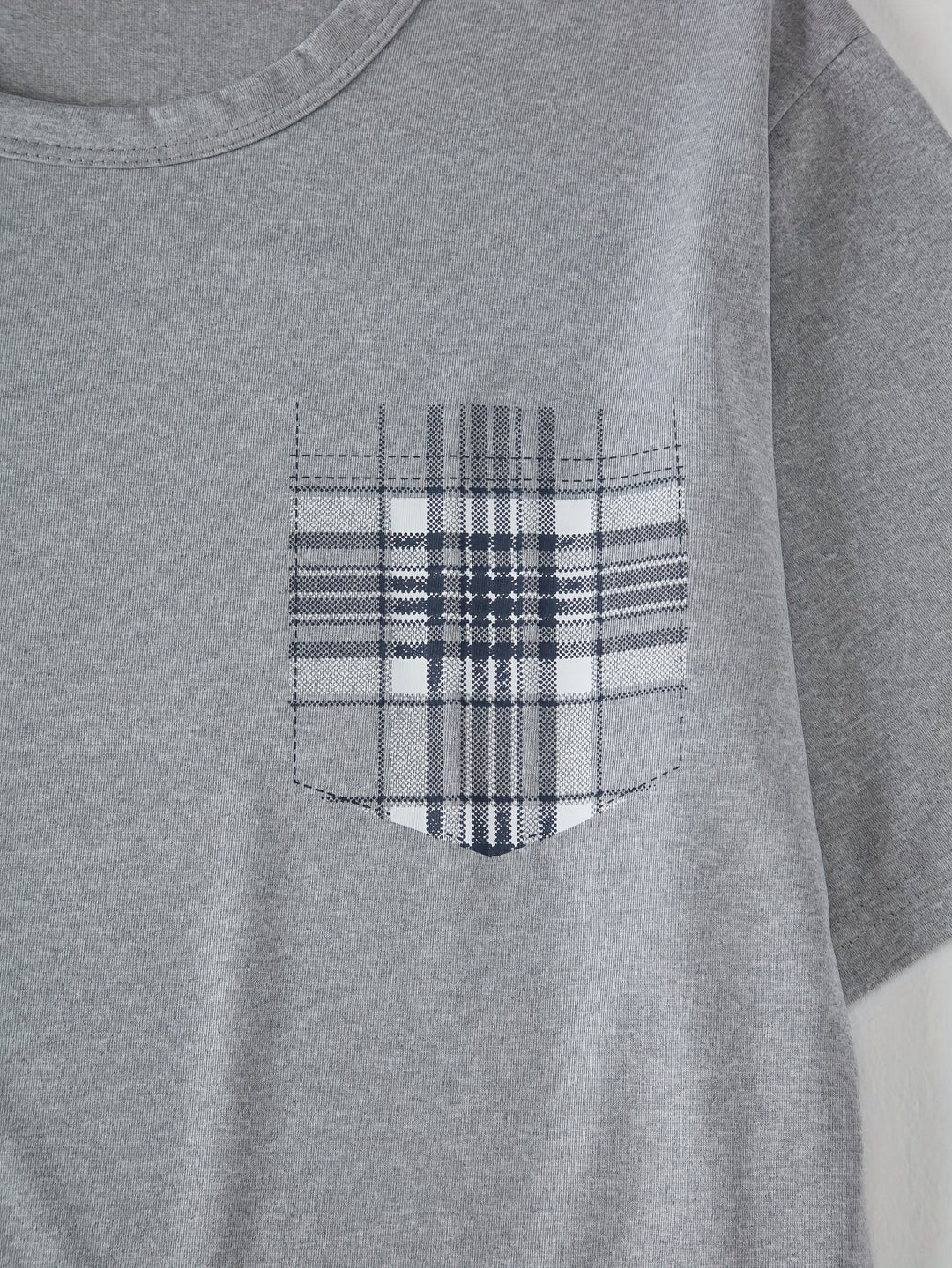 Checkered Two-Piece Set, Men's Relaxed Fit