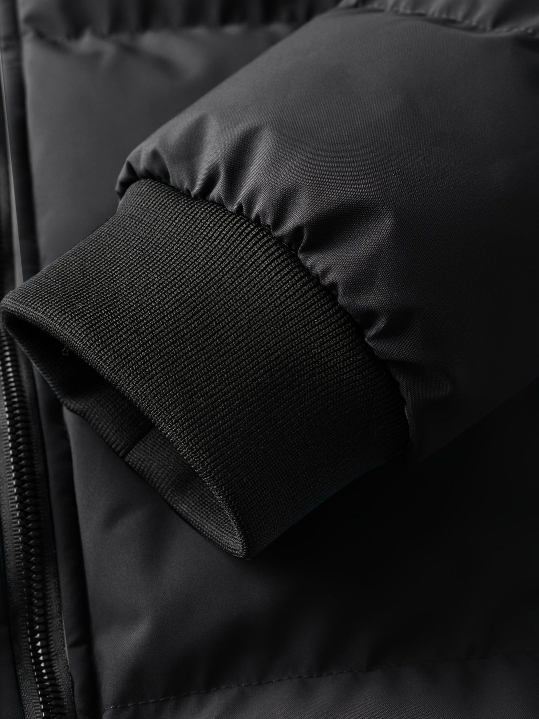 Quilted Hooded Winter Jacket for Men