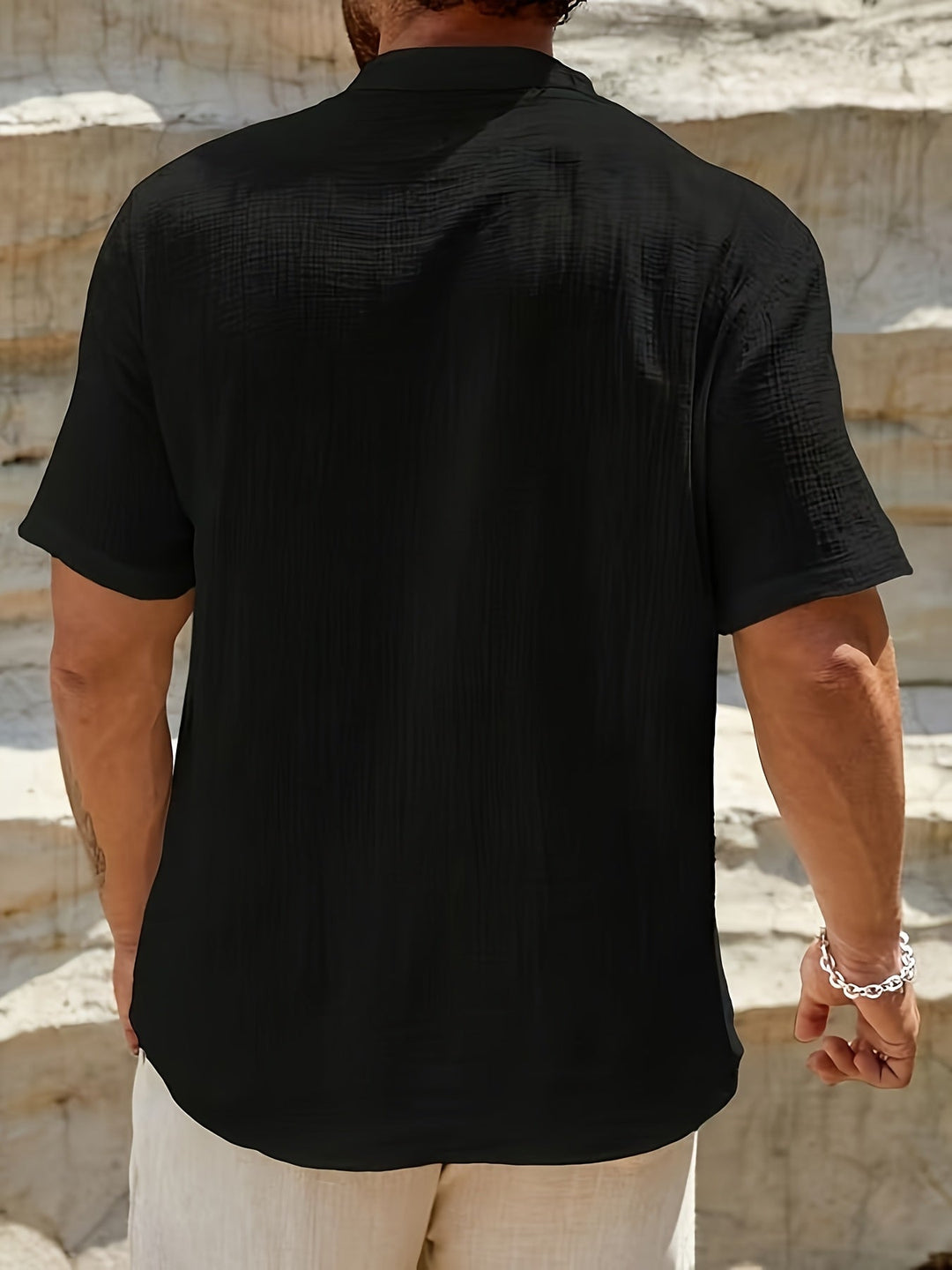 Men's Relaxed Henley Shirt