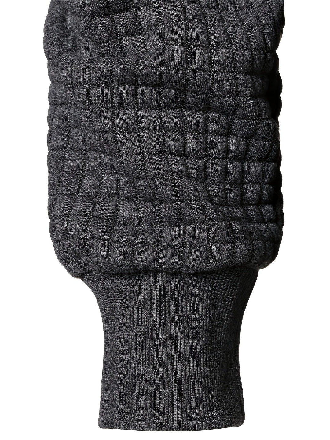 Stand-Collar Jacket for Men, Textured Style