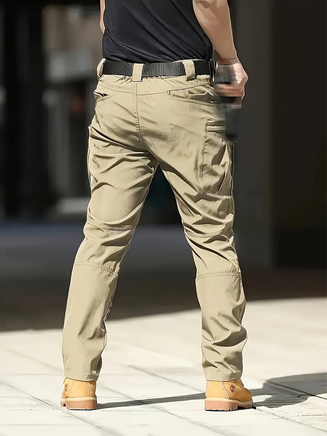Multi-Pocket Tactical Trousers, Men's Rugged Fit