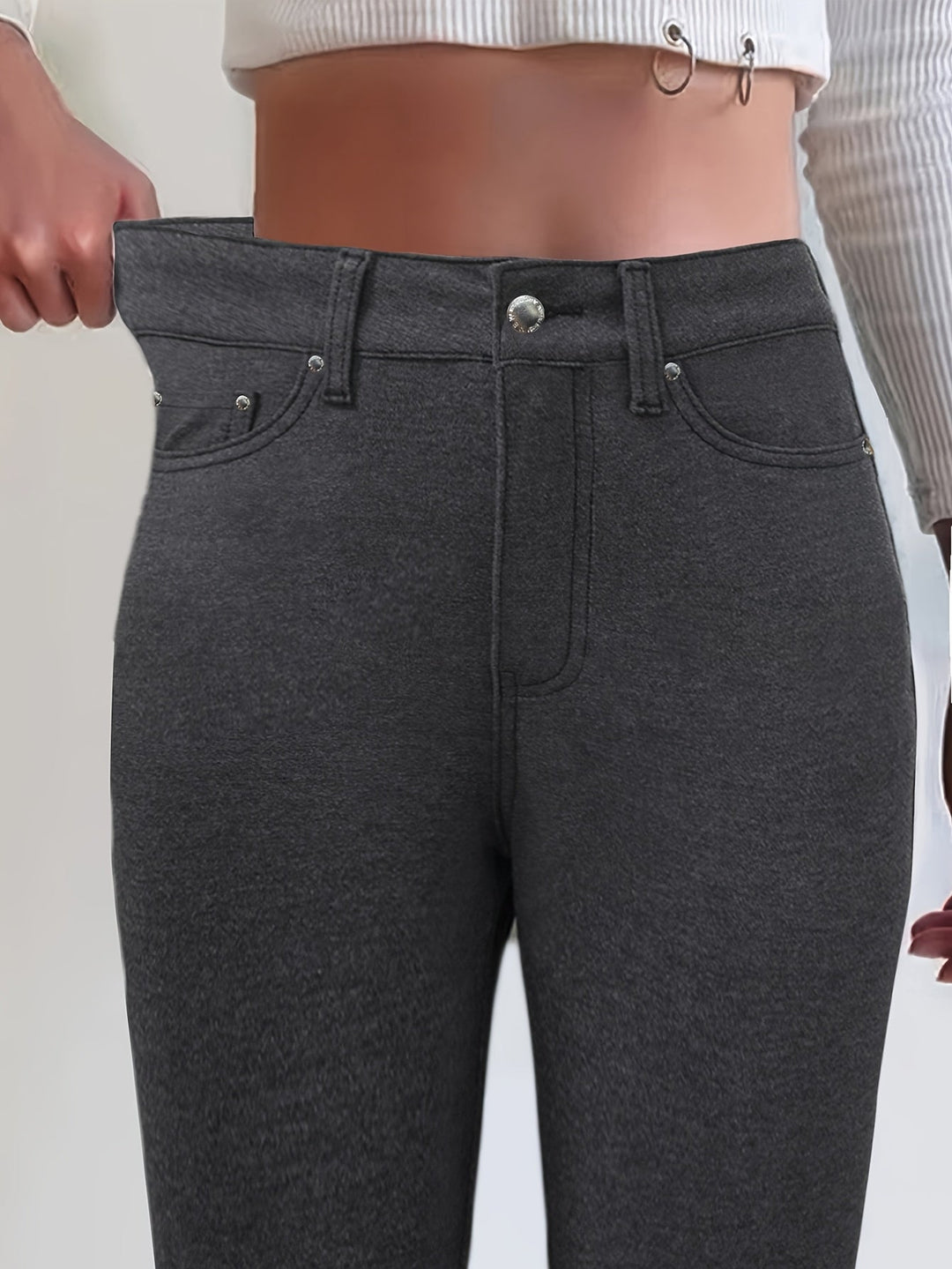 High-Waisted Skinny Jeans for Women