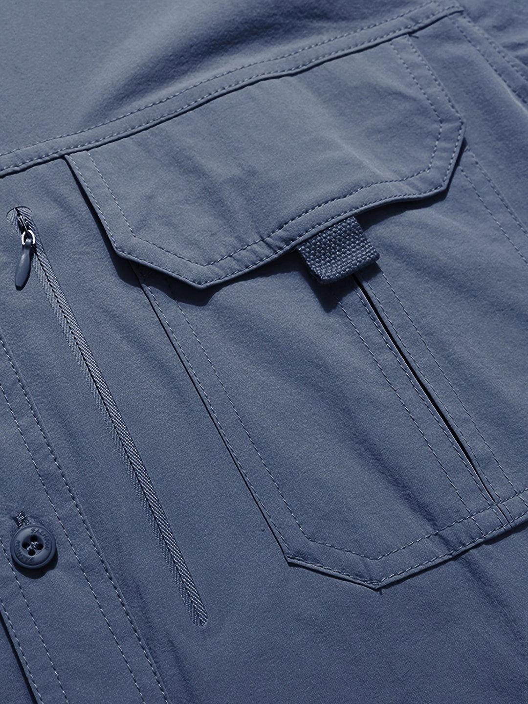 Multi-Pocket Cargo Shirt for Men, Rugged Style