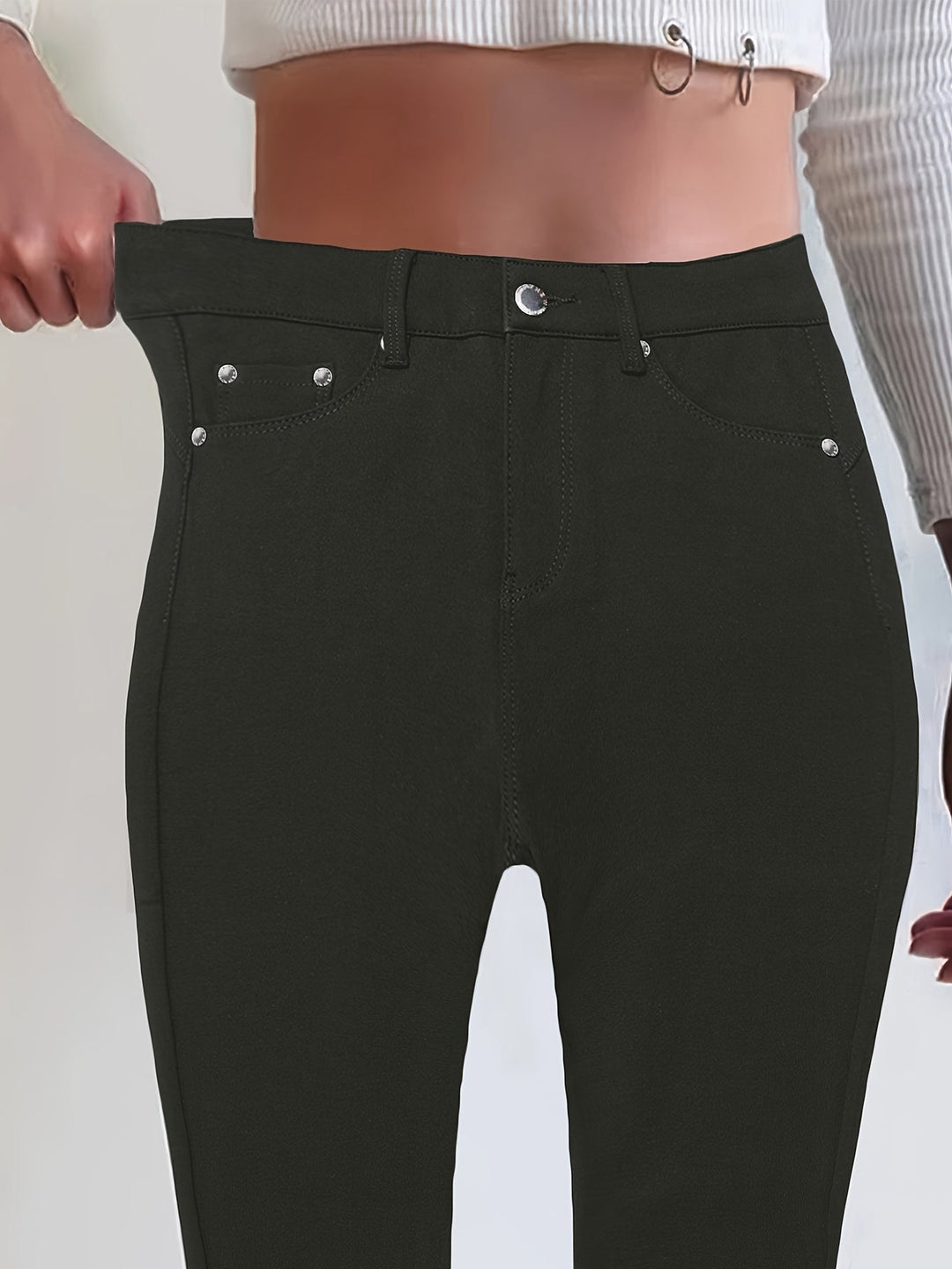 High-Waisted Skinny Jeans for Women