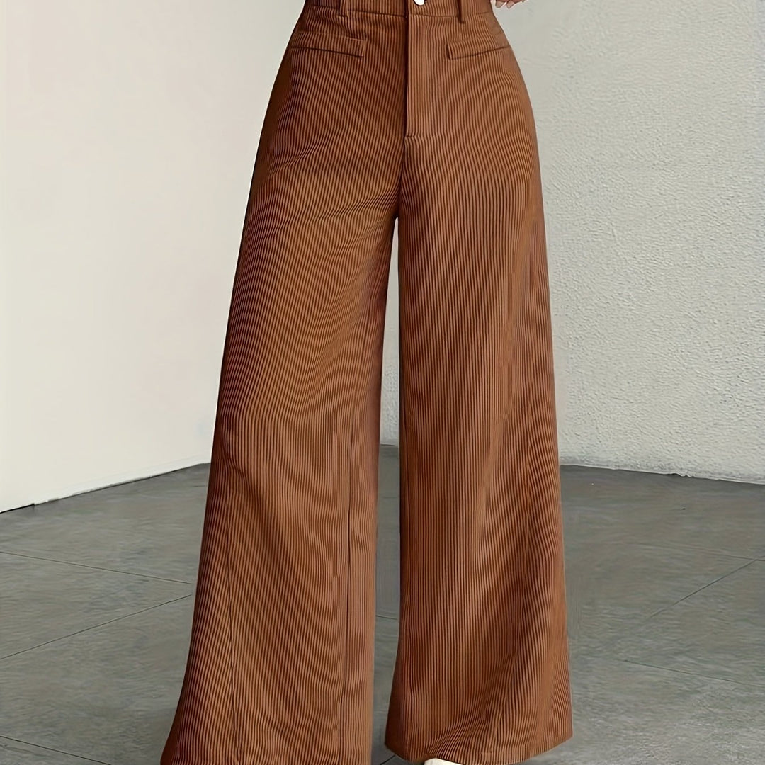 High-Waisted Wide-Leg Trousers for Women