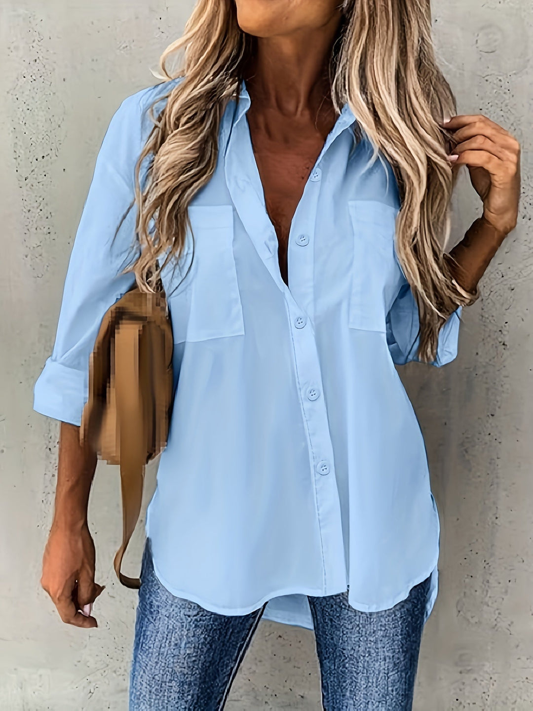 Button-Up Shirt, Women's Relaxed Fit