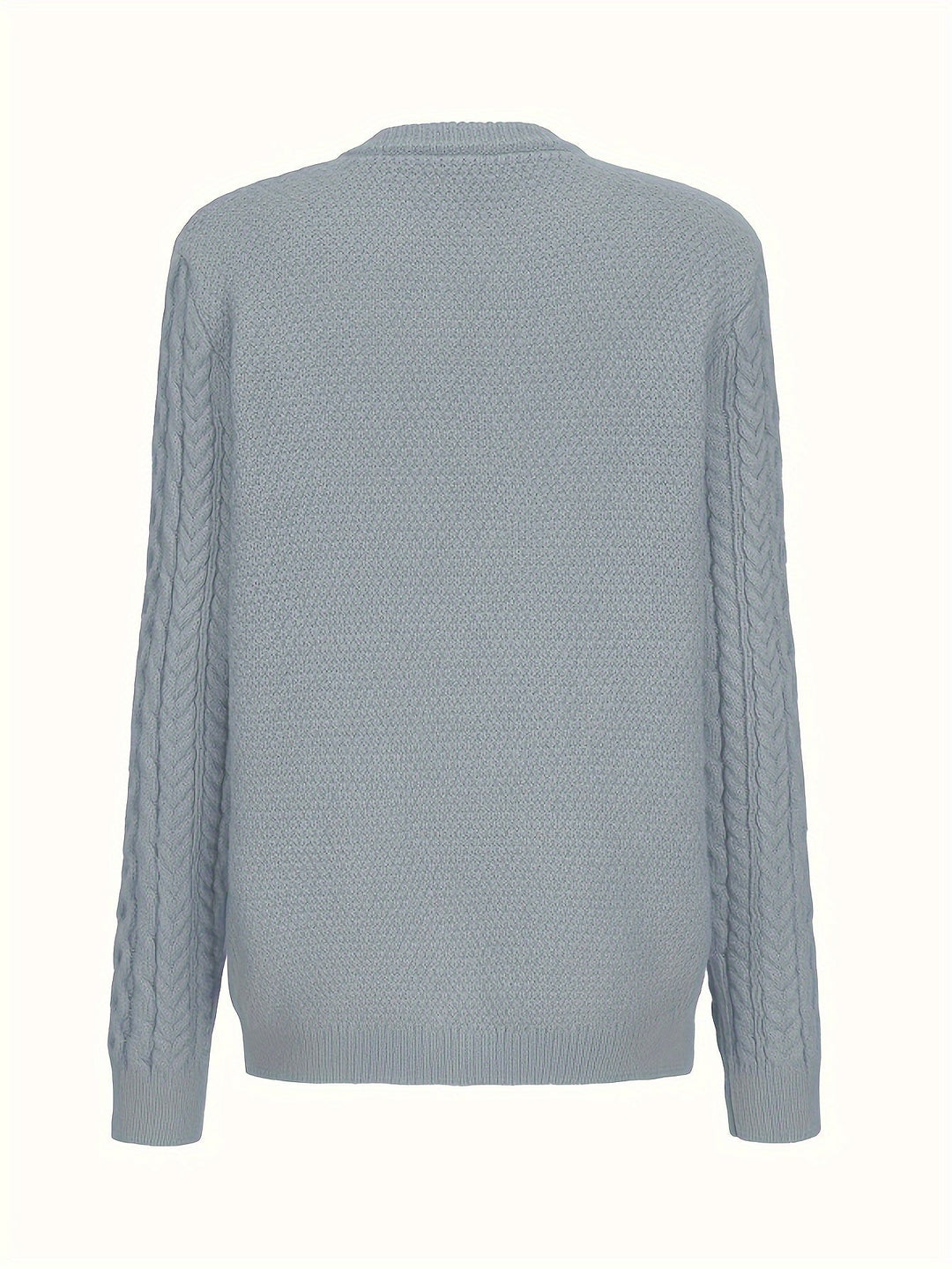 Button-Front Cardigan for Women, Textured Style