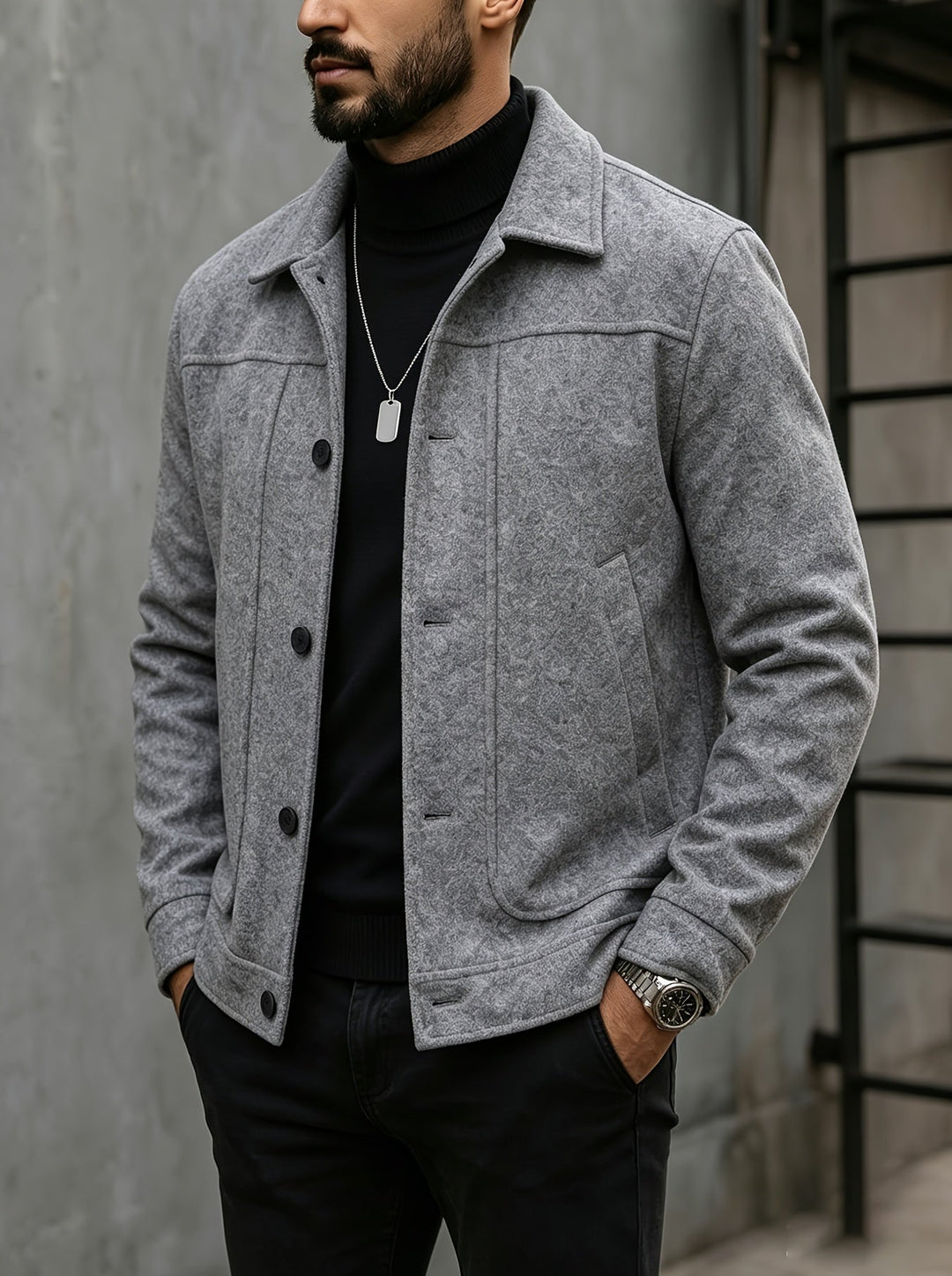 Refined Everyday Jacket for Men