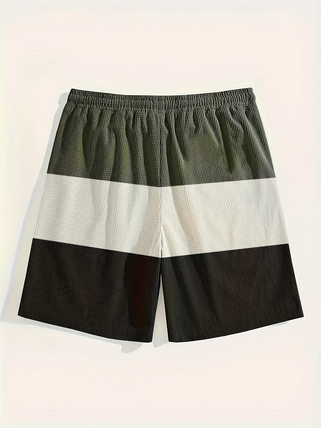 Color Block Casual Shorts for Men