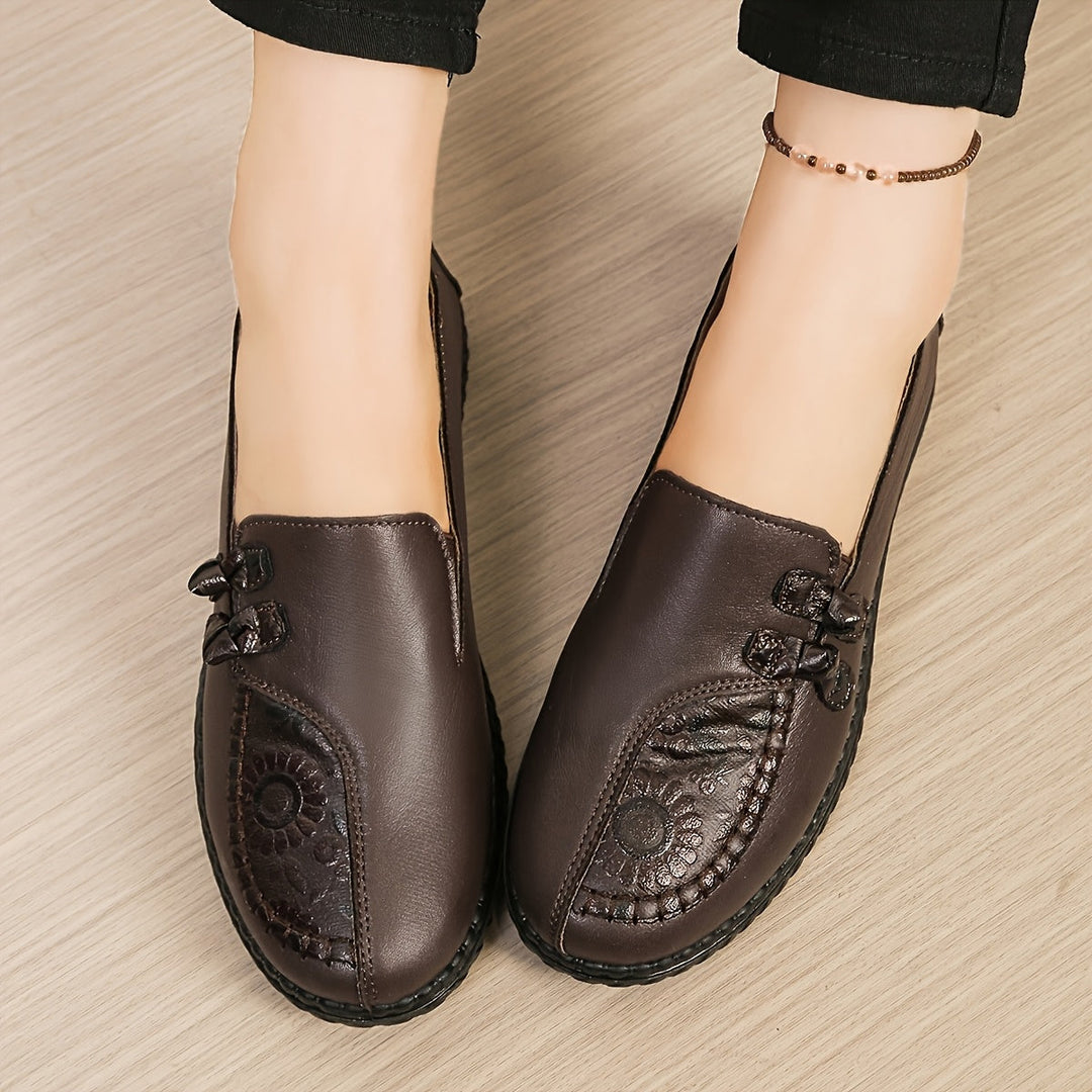 Cushioned Slip-On Loafers for Women