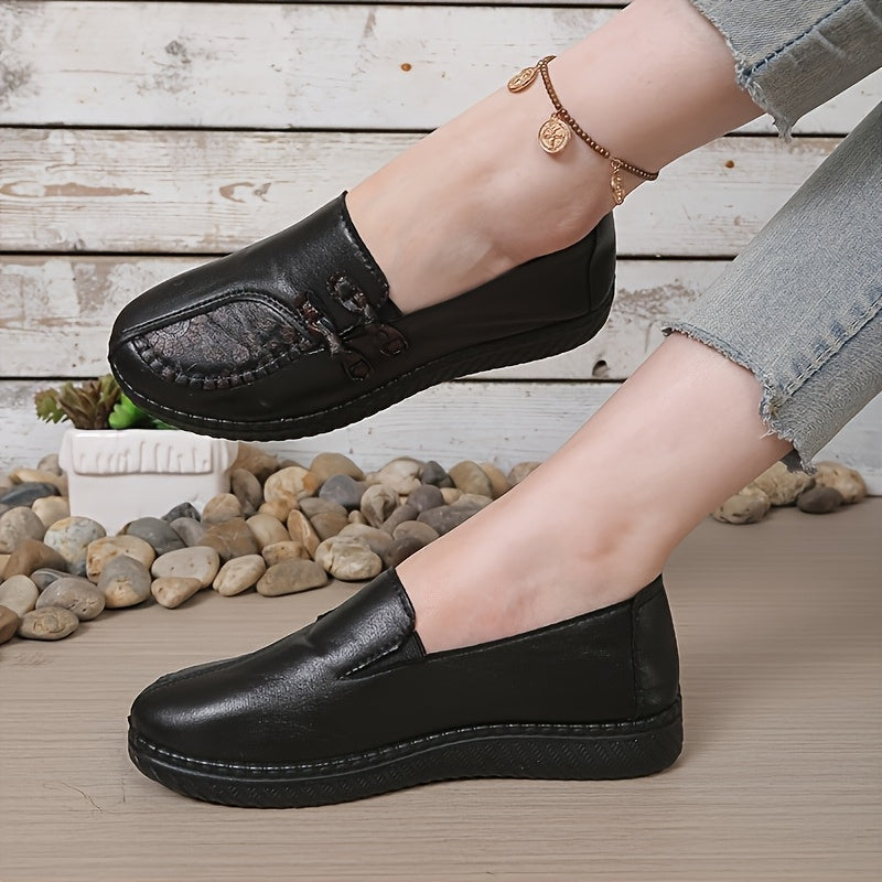 Cushioned Slip-On Loafers for Women
