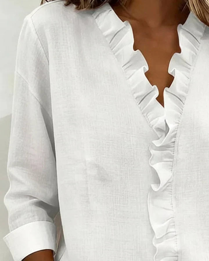Ladies Lightweight V-Neck Blouse