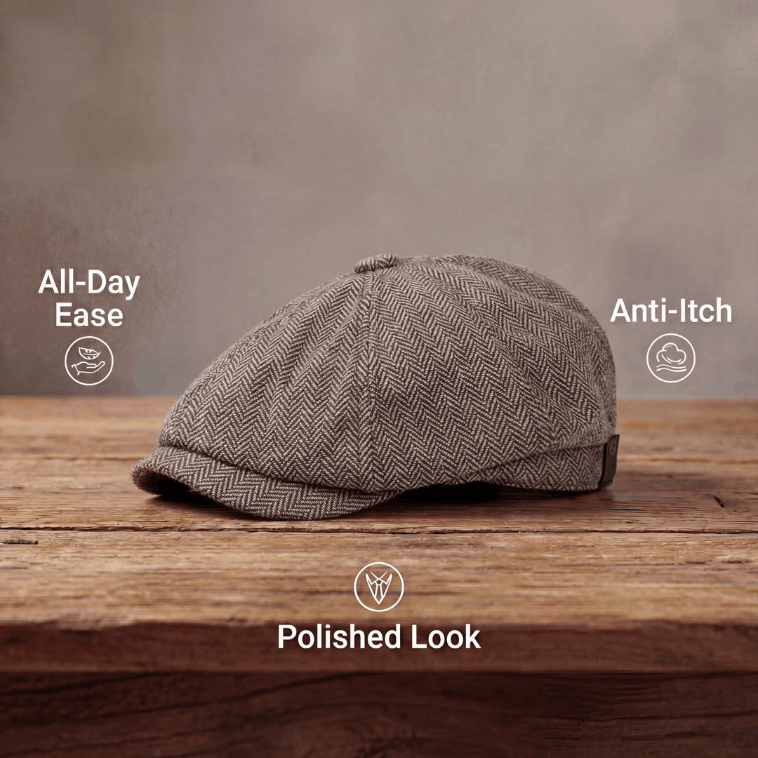 Herringbone Everyday Cap, Vintage Fit