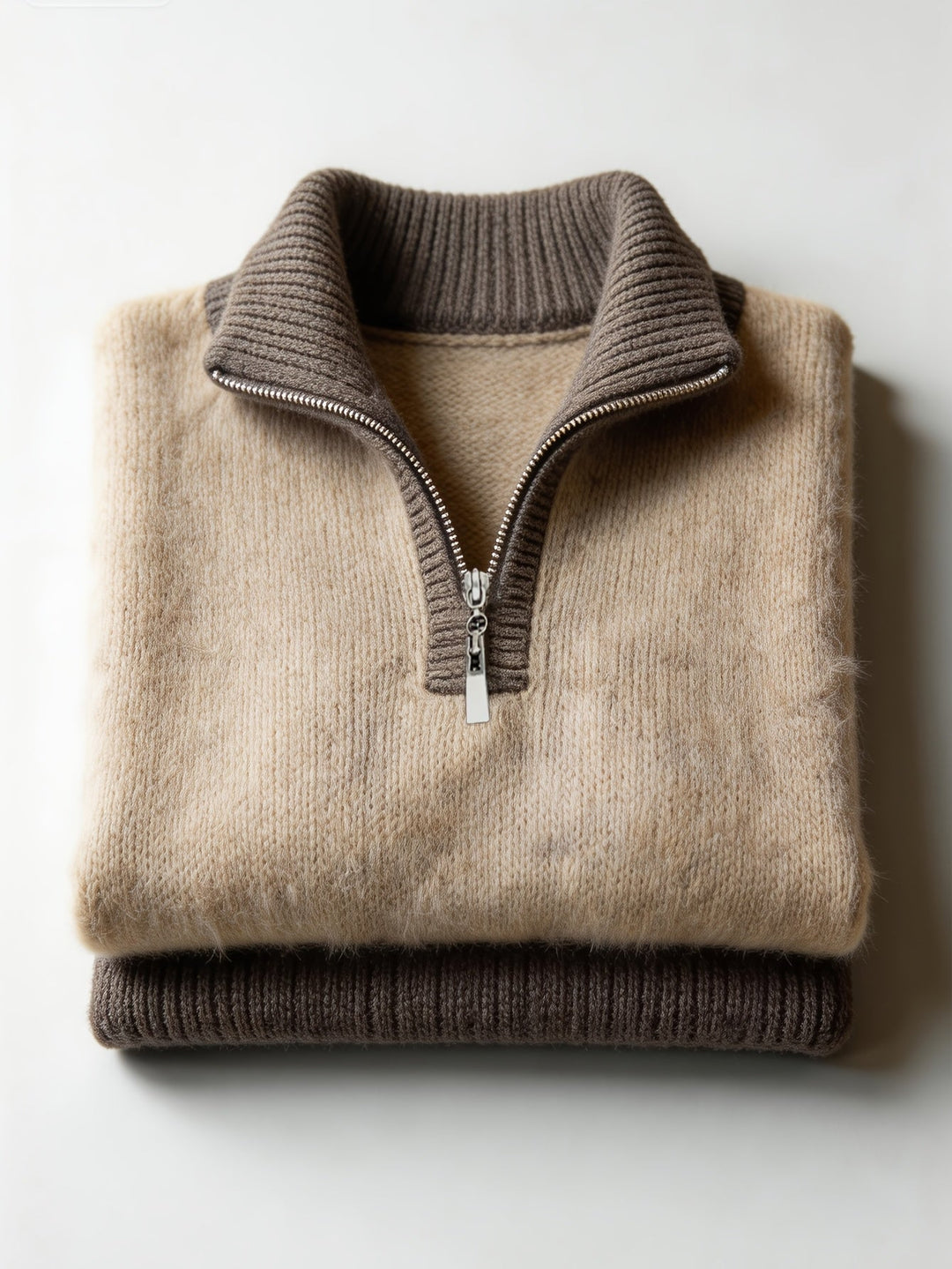 Relaxed Half-Zip Sweater for Women