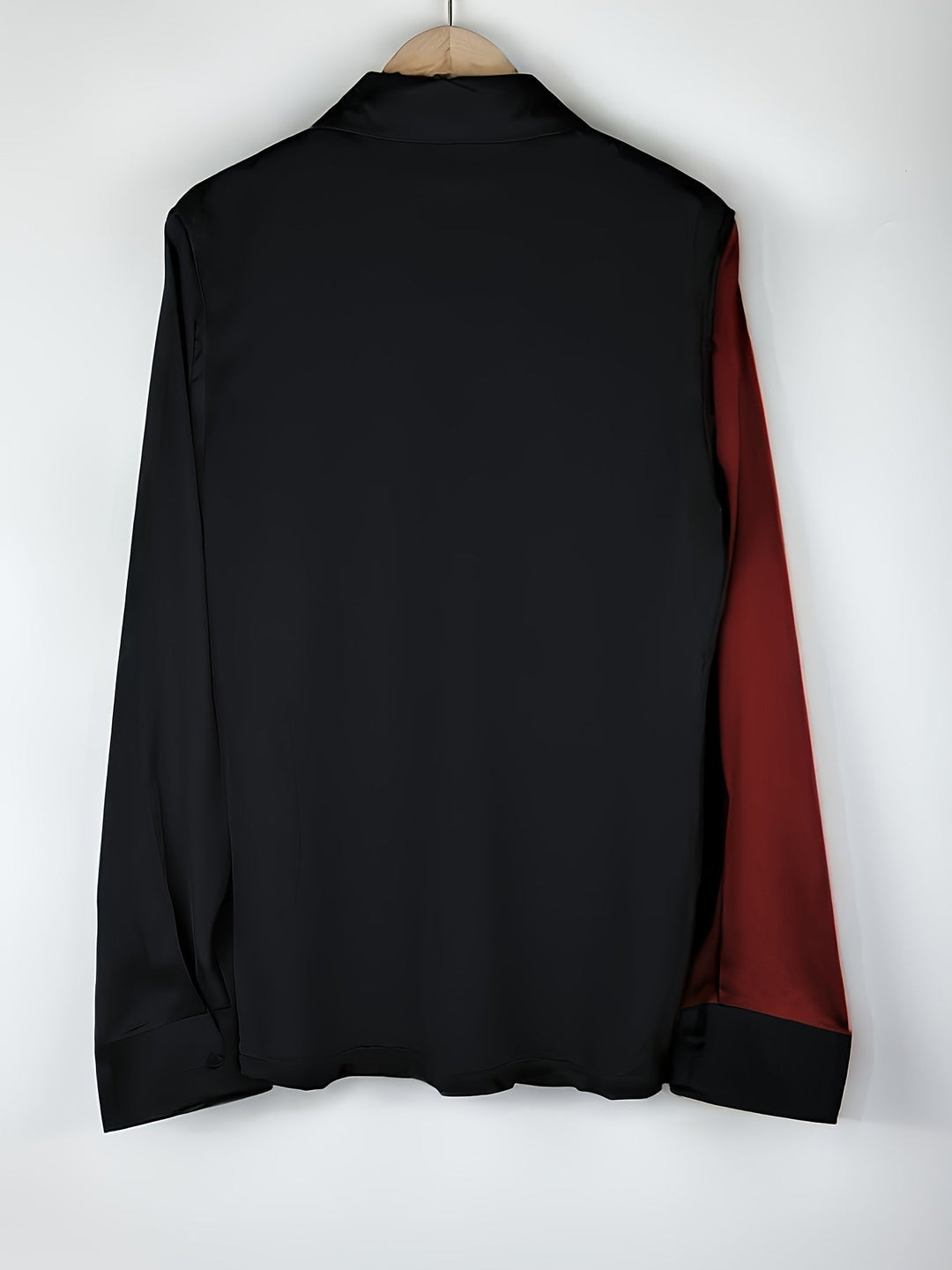 Color-Block Blouse for Women, Refined Style