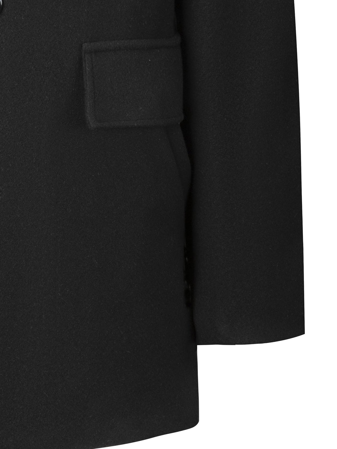 Refined Single-Breasted Overcoat for Men