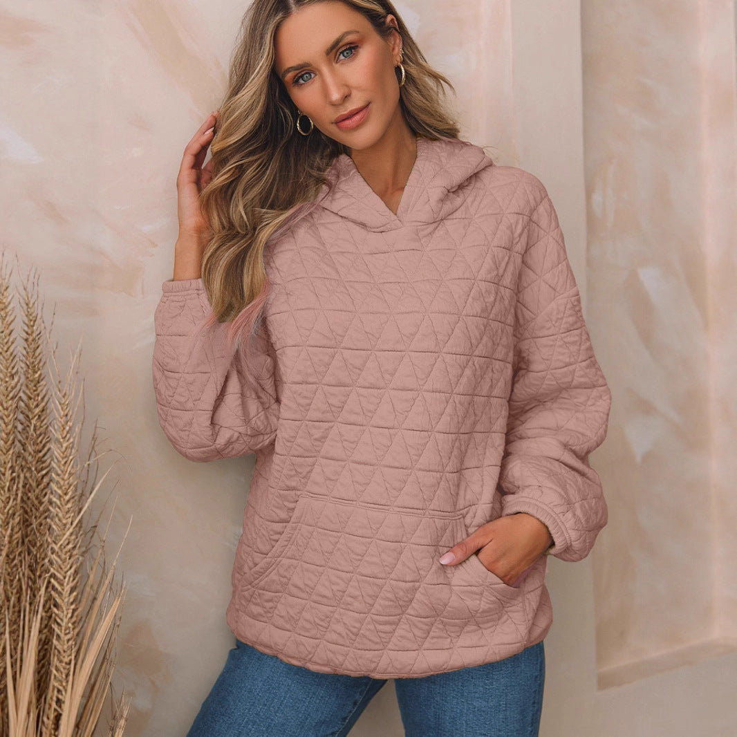 Women's Knit Sweater with Hood