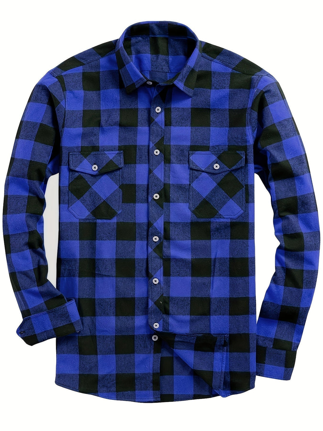 Checked Flannel Shirt for Men, Classic Style