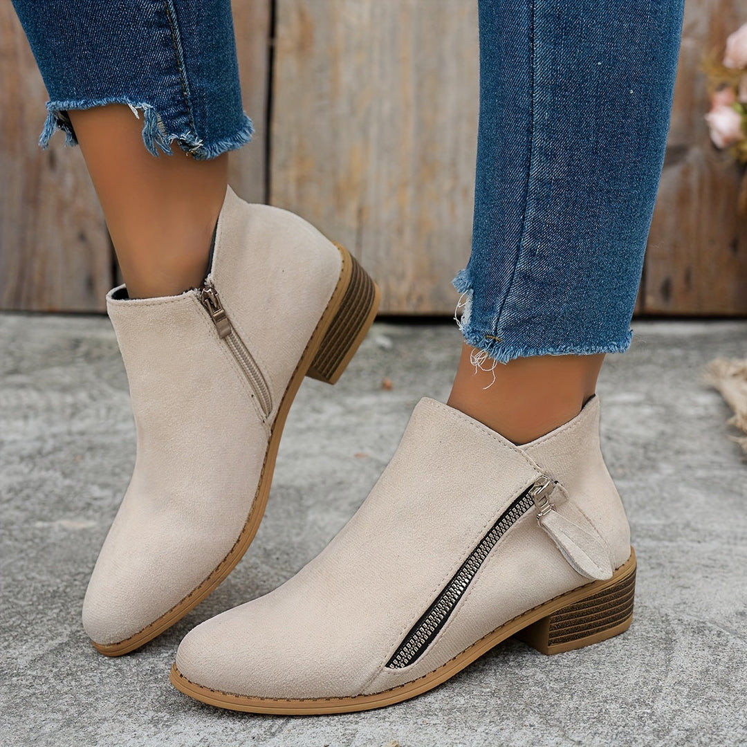 Side-Zip Ankle Boots for Women, Everyday Style