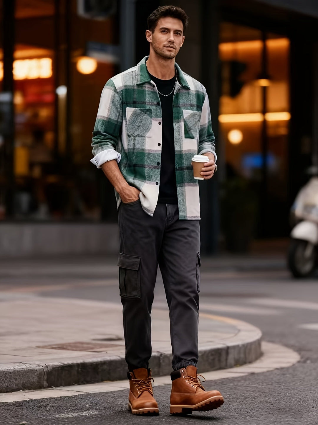 Check Overshirt, Men's Rugged Fit