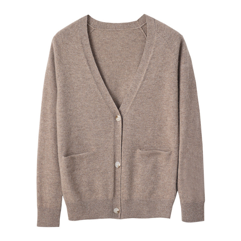 Women's Knit Cardigan Sweater with Pockets