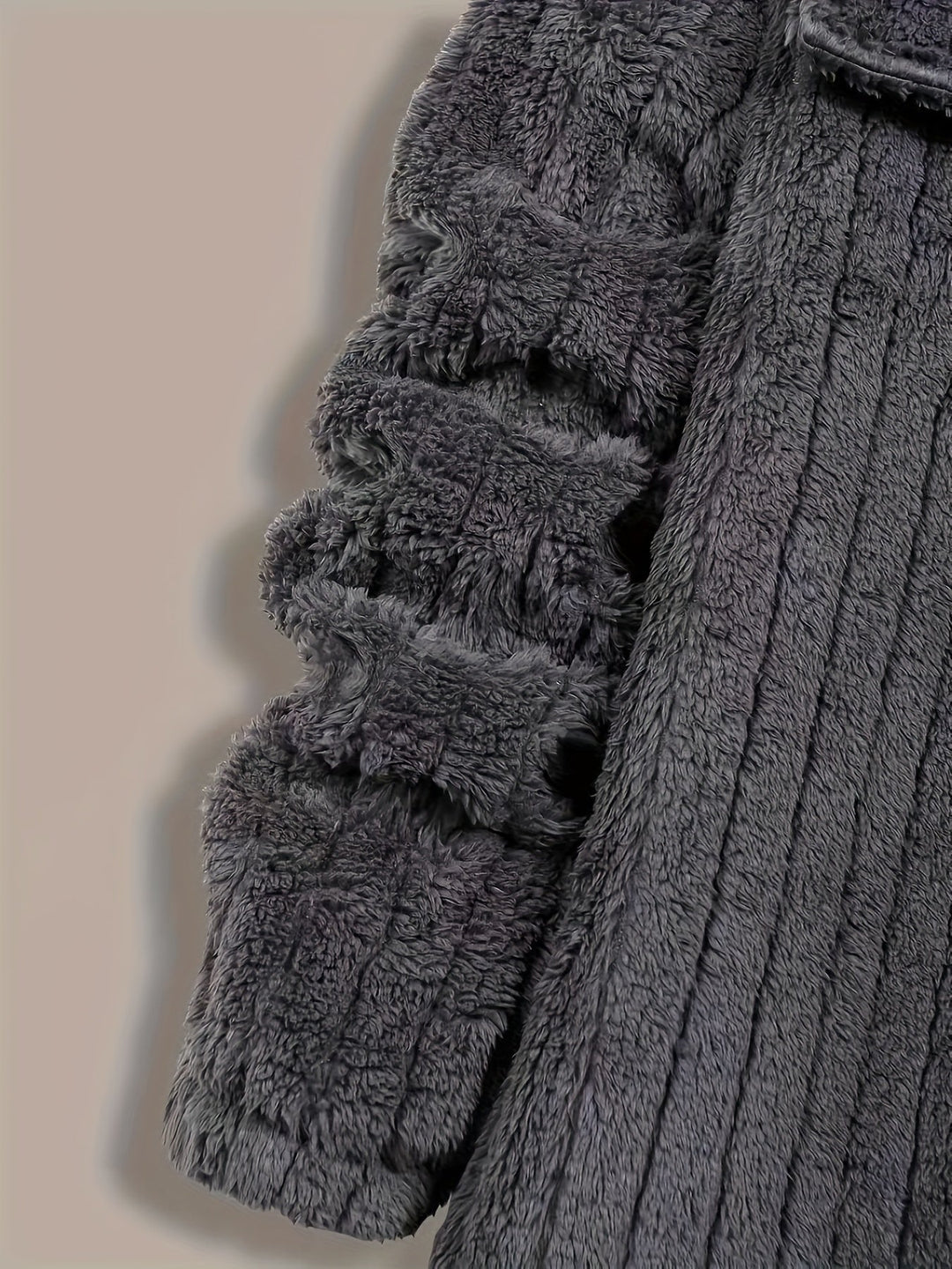 Textured Button-Up Jacket for Men