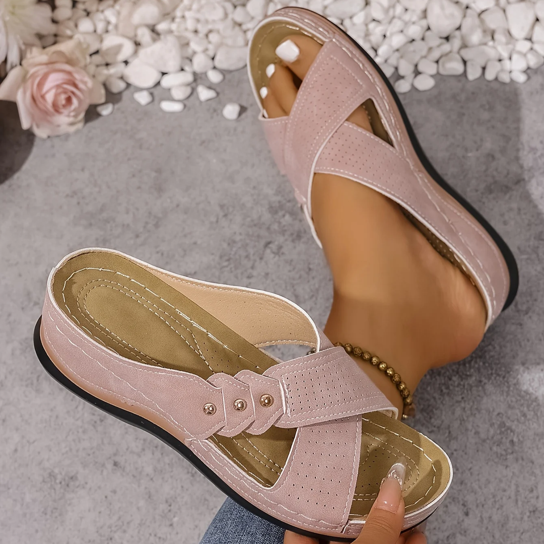 Premium Orthopedic Wedge Sandal, Arch Support