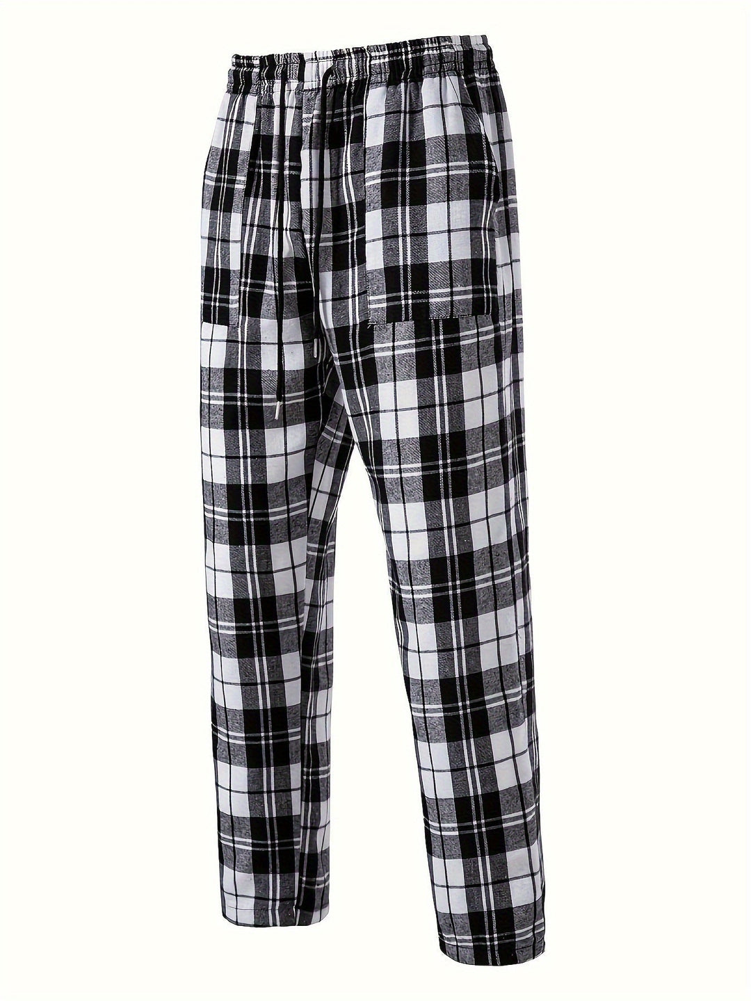 Men's Relaxed Plaid Lounge Pants