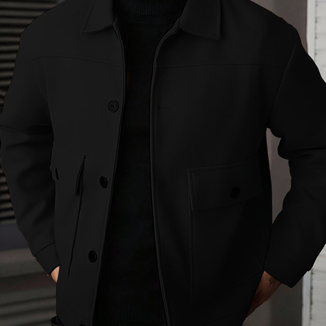 Structured Utility Jacket for Men