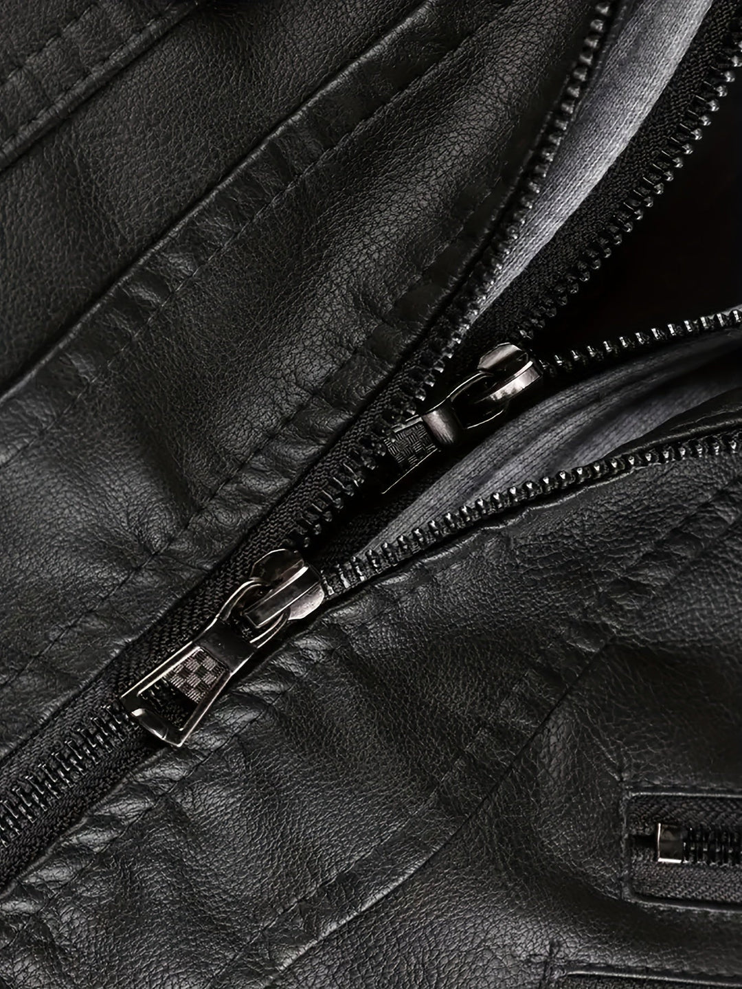 Hooded Moto Jacket for Men