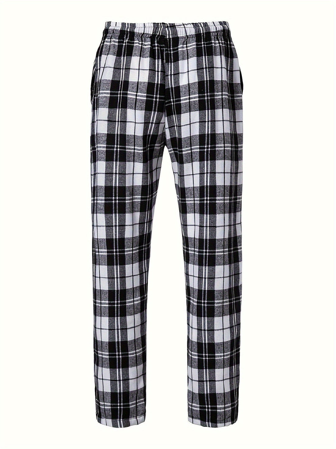 Men's Relaxed Plaid Lounge Pants