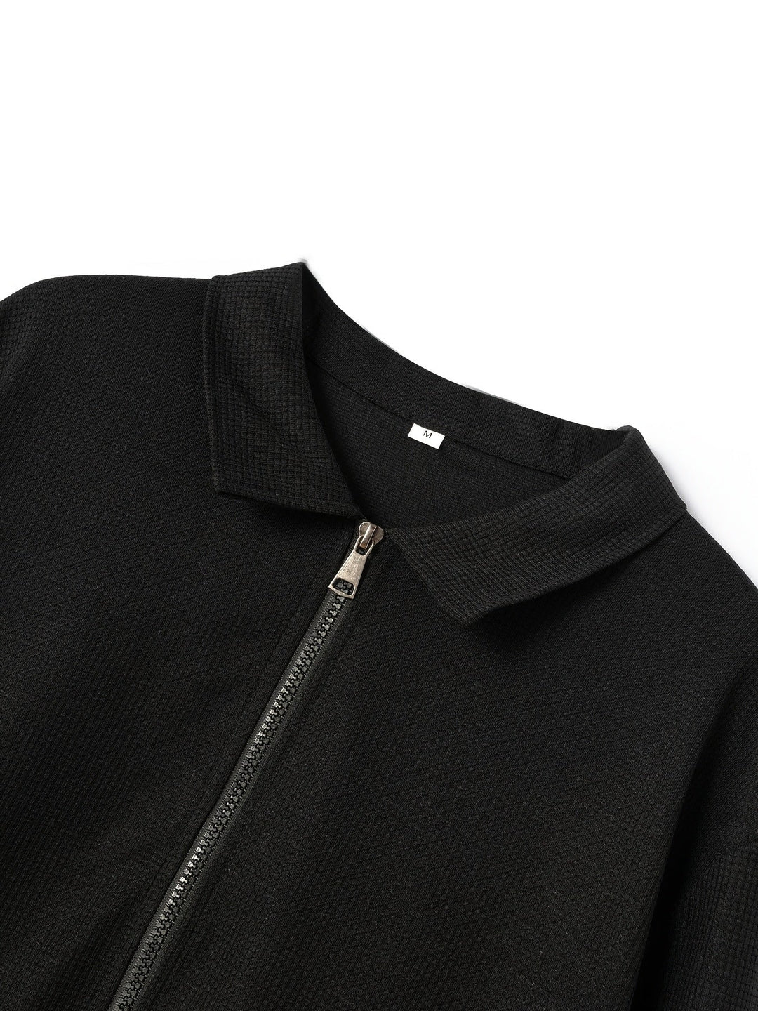 Textured Zip Jacket for Men, Plus Size