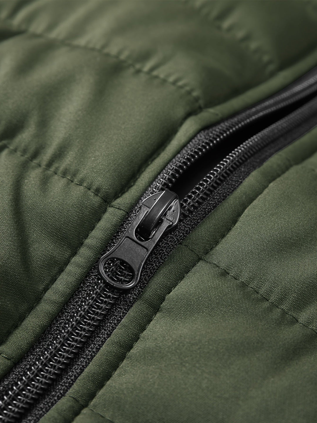 Quilted Stand-Collar Vest for Men, Plus Size