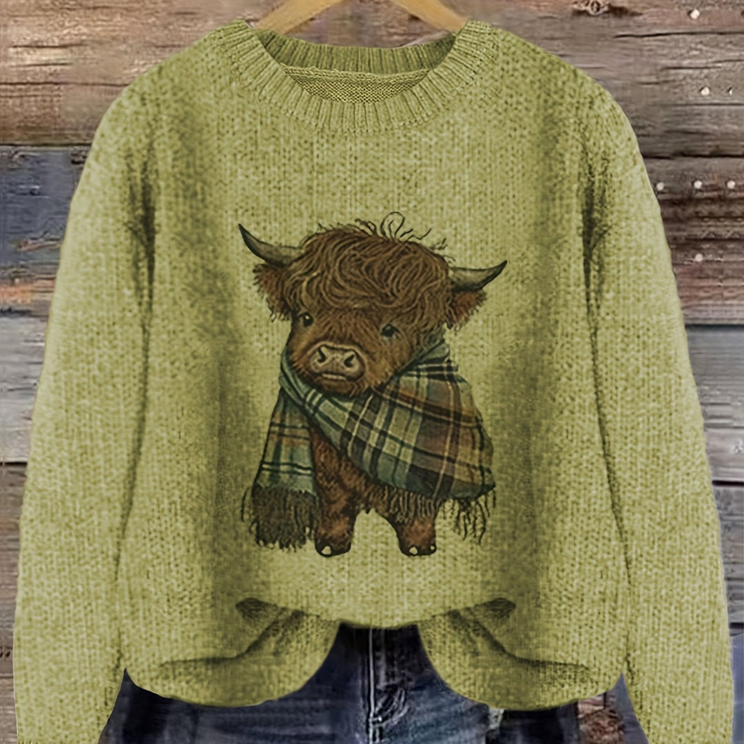 Crewneck Sweater for Women, Cozy Style